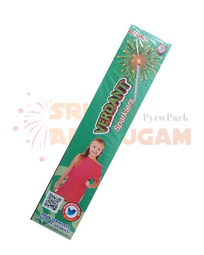 10CM GREEN SPARKLERS