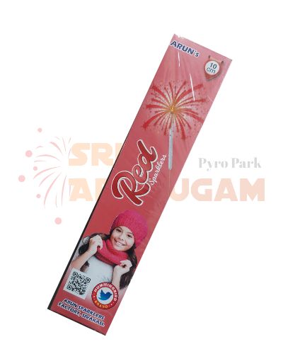 10CM RED SPARKLERS