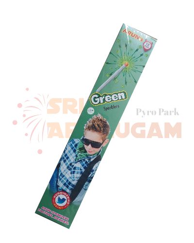 12CM GREEN SPARKLERS