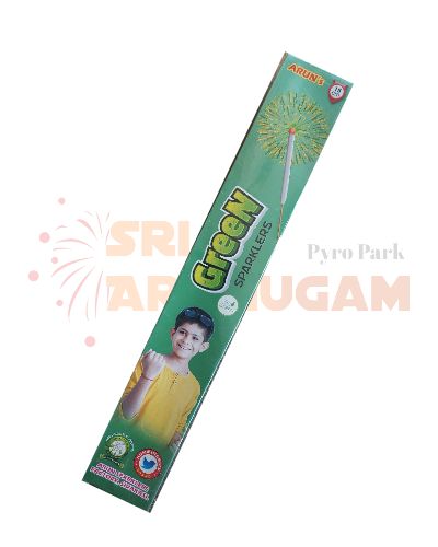 15CM GREEN SPARKLERS