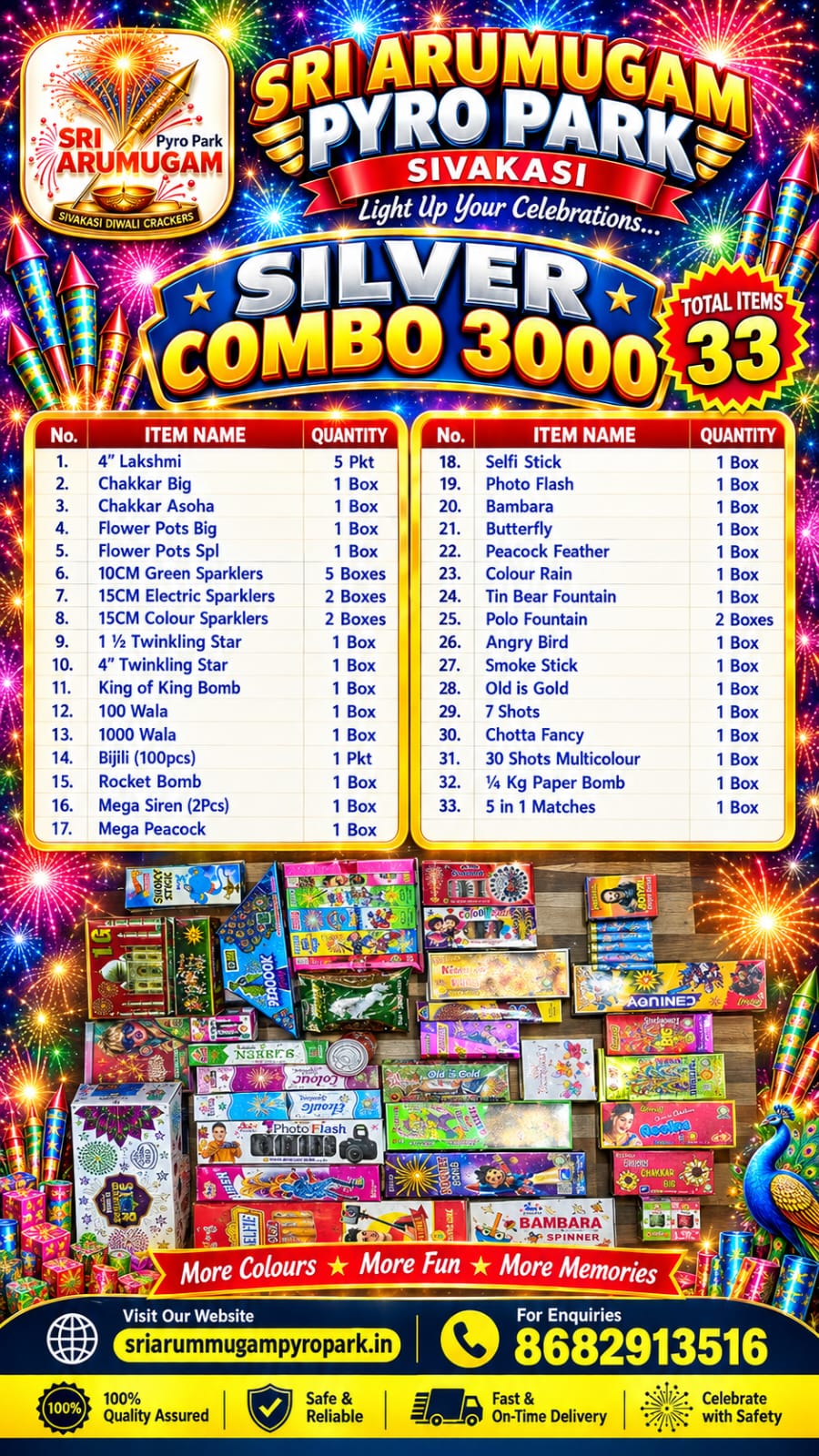 3000 Sliver Combo Pack 