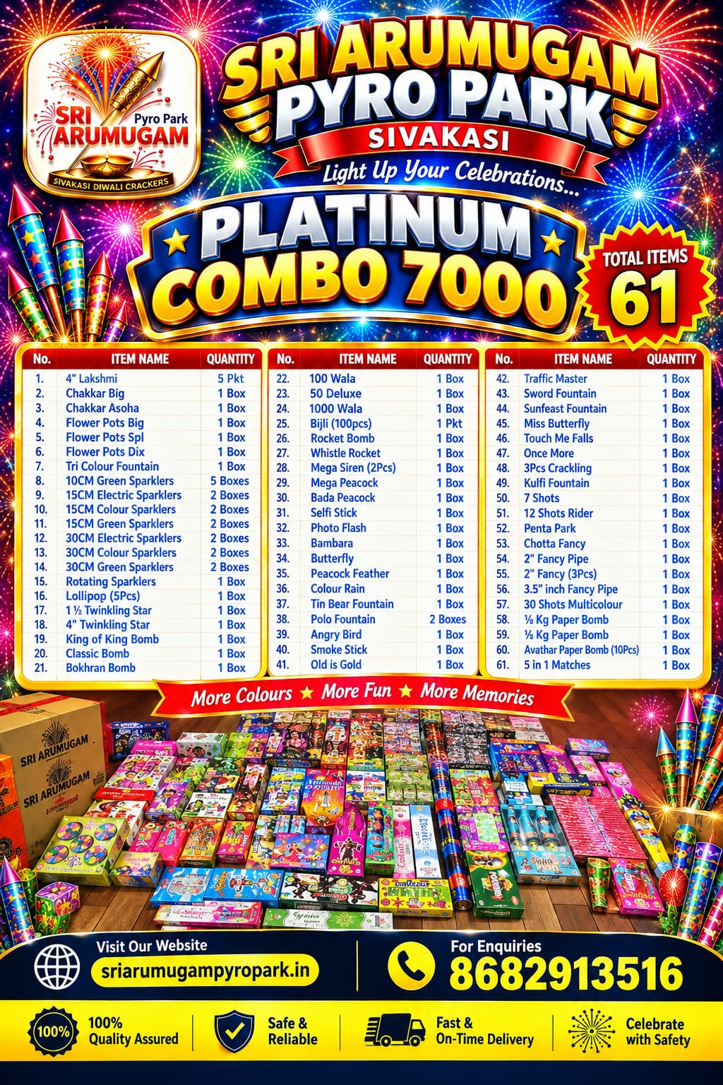 7000 Platinum Combo Pack 